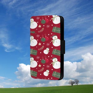 Funda con tapa para teléfono con collage navideño para iPhone - Huawei