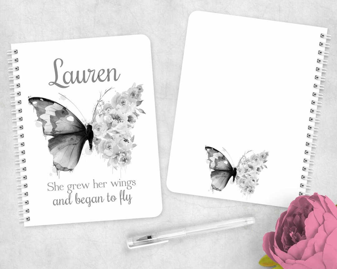 Positivity Notebook, Personalised Note Pad, Inspirational Journal ...