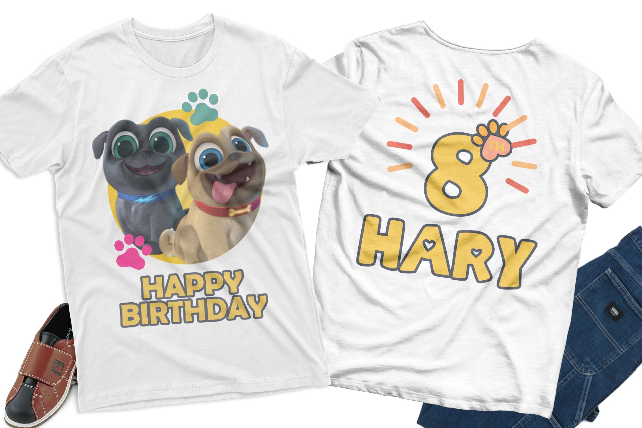 Puppy dog pals 1st birthday outfit 2025