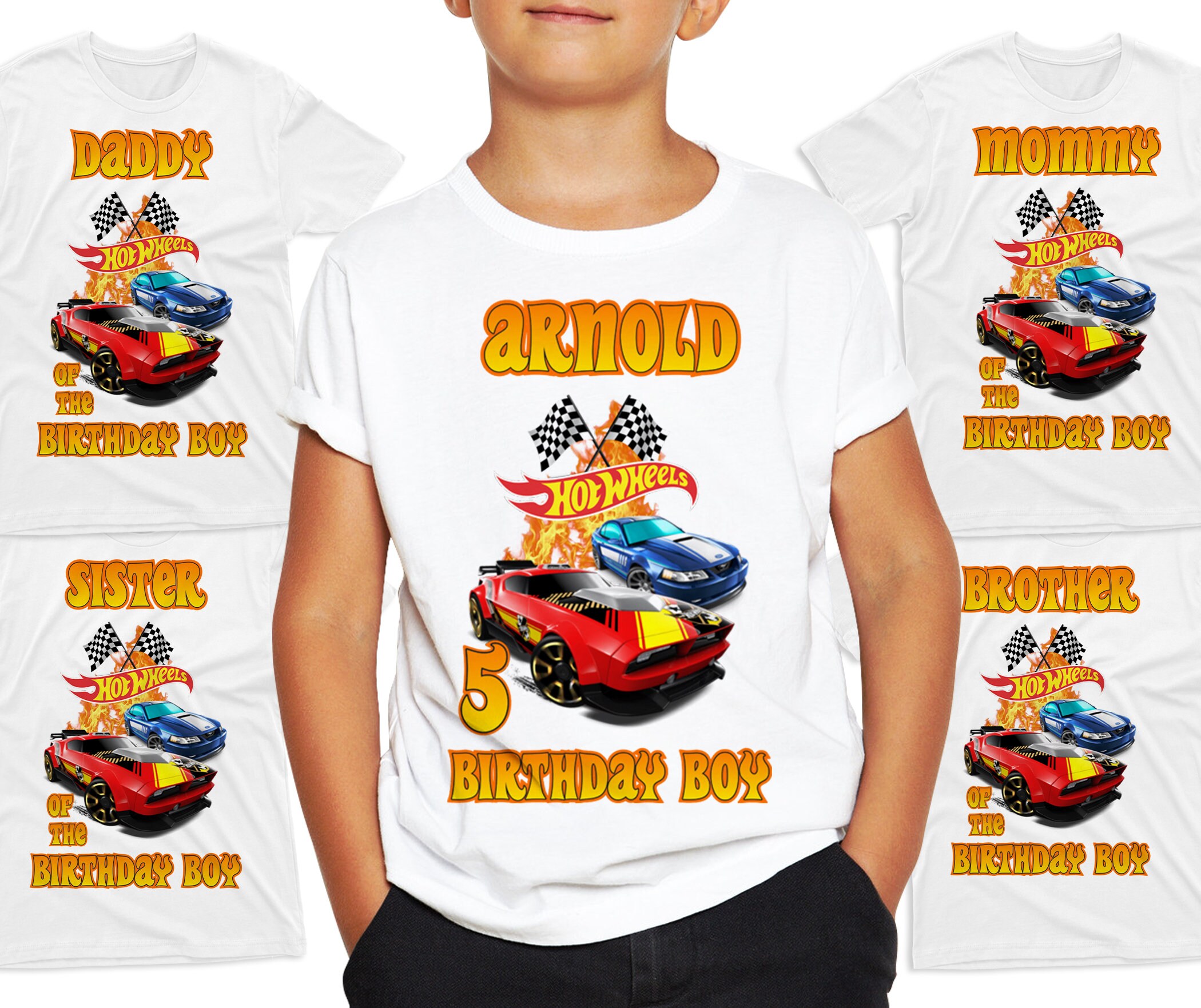 hot wheels family shirt