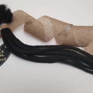100% Handmade Human hair Dreadloc Extensions 10 locs in a Bundle Small Medium locs Male Female locs Afro Kinky Hair locs African Locs
