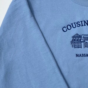 Embroidered Sweatshirt: Cousins Beach - Etsy