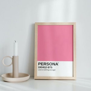 kaart van de ziel: persona bts album geïnspireerde digitale download / minimalistische muziek kunst