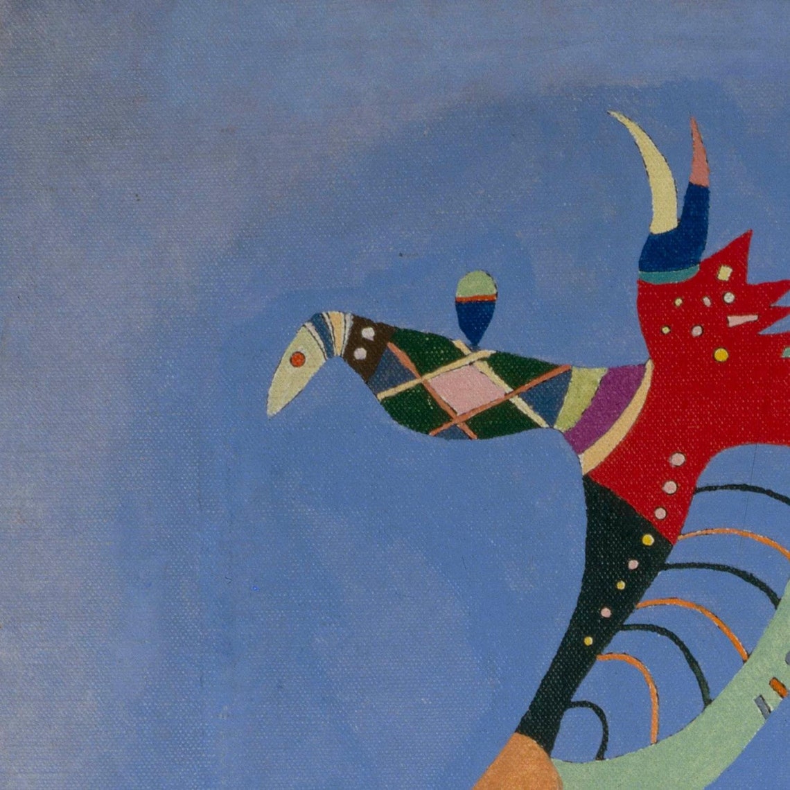 Wassily Kandinsky Sky Blue 1940 Fine Reproduction Fine Art Etsy