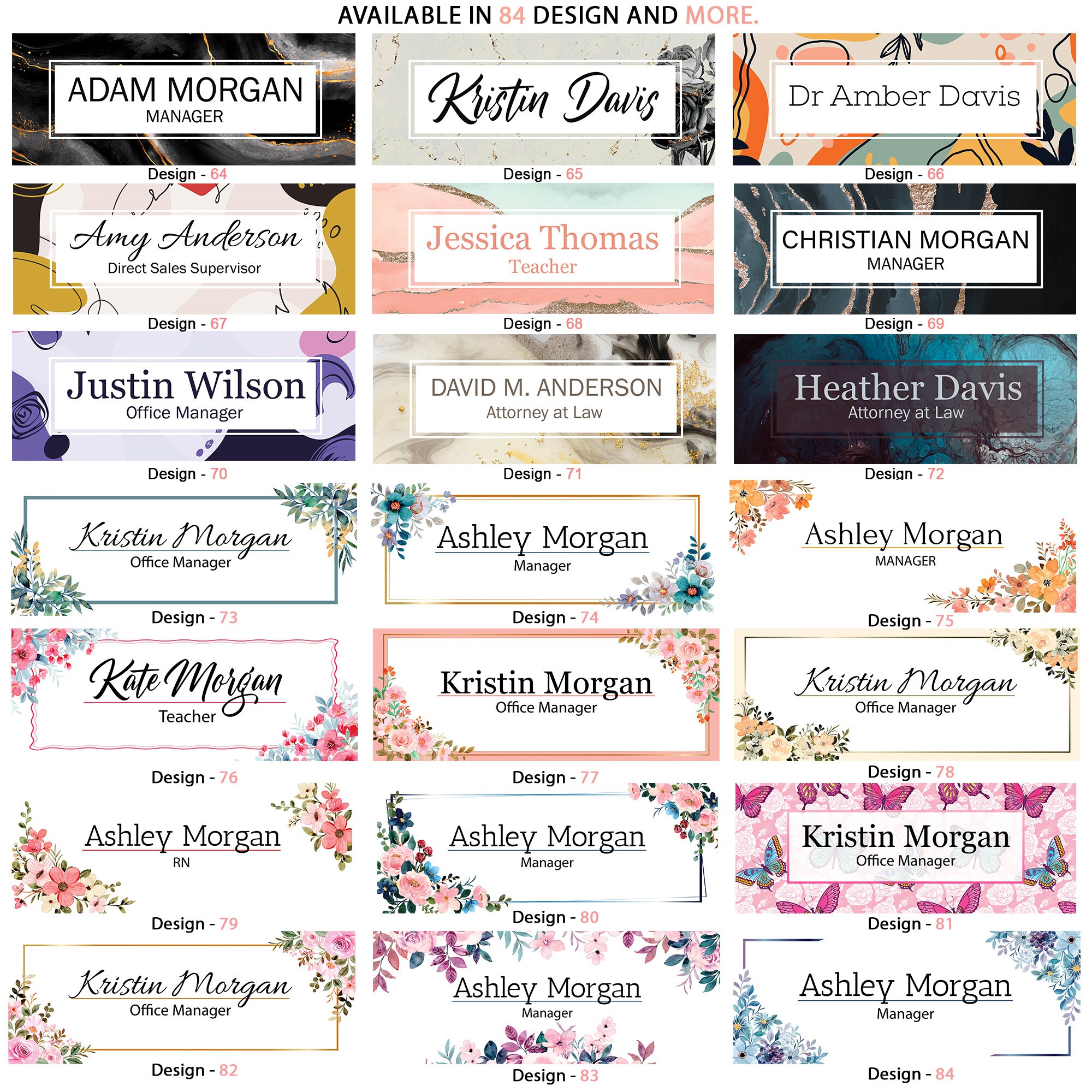 Executive Personalised Desk Name Plate Custom Engraved Desk - Etsy