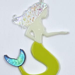 Glass Mermaid Suncatcher
