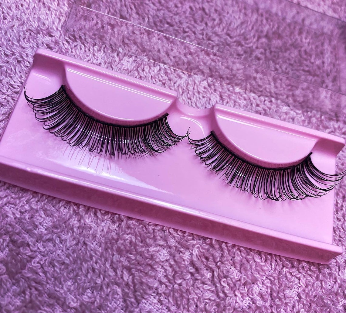 CLASSIC Handmade Strip Lashes Custom Made To Order glue Etsy