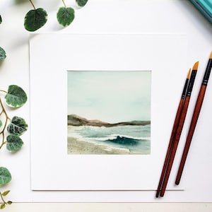 Giclée-afdruk van St. Andrews West Sands Beach, Schotland print, St. Andrews Art, Art Print, klaar om in te lijsten, Schotse kunst