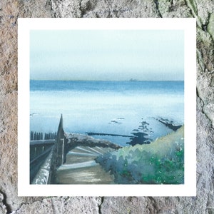 Giclée-afdruk van St. Andrews, Fife Coastal Path, Schotland Print, St. Andrews Gift, St. Andrews Art, Art Print, klaar om in te lijsten, Schots