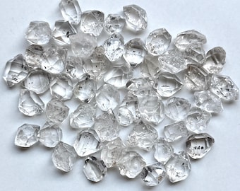 天然原石ハーキマーダイヤモンド原石/5個ホワイトクリスタル