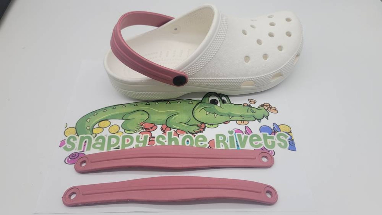 Replacement Shoe straps that fit Crocs shoes Dark Pink Color 8 Etsy