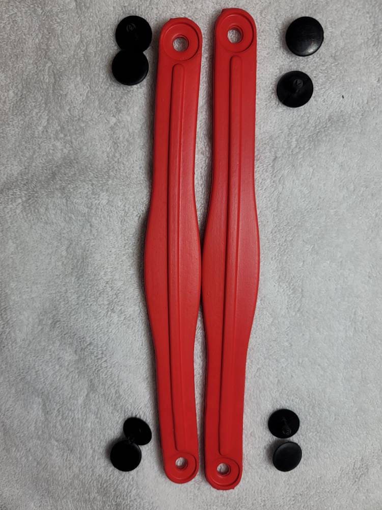 Heel straps for your Crocs or clogs with rivets WhiteRed Etsy