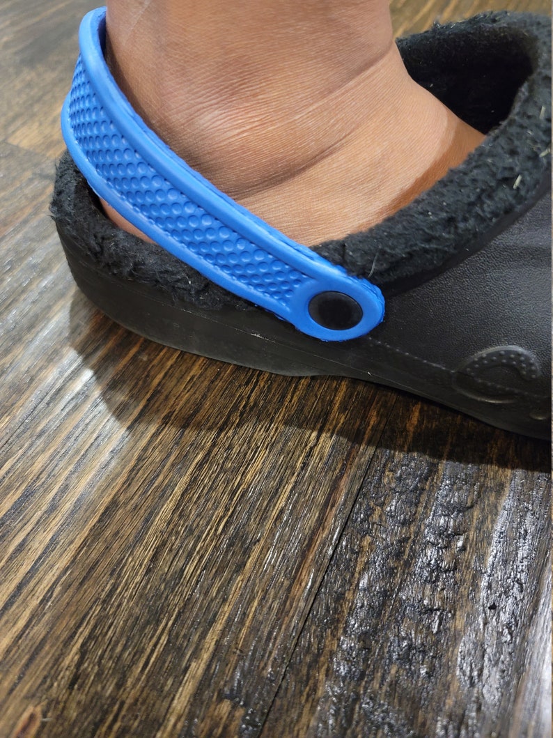 Heel Straps that fit Crocs with 4 Rivets BLUE Etsy