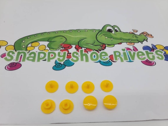snappy shoe rivets Snappy Clog Rivets Black Set of 4 Croc Replacement