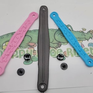 Kids size straps for your croc with 4 rivets