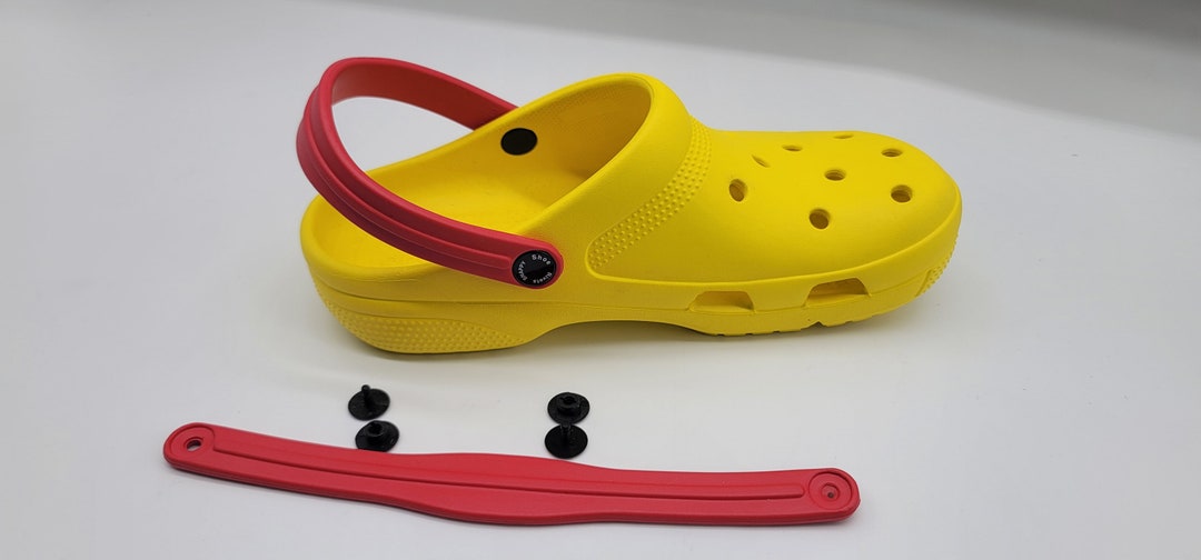 Snappy Red Straps for Croc