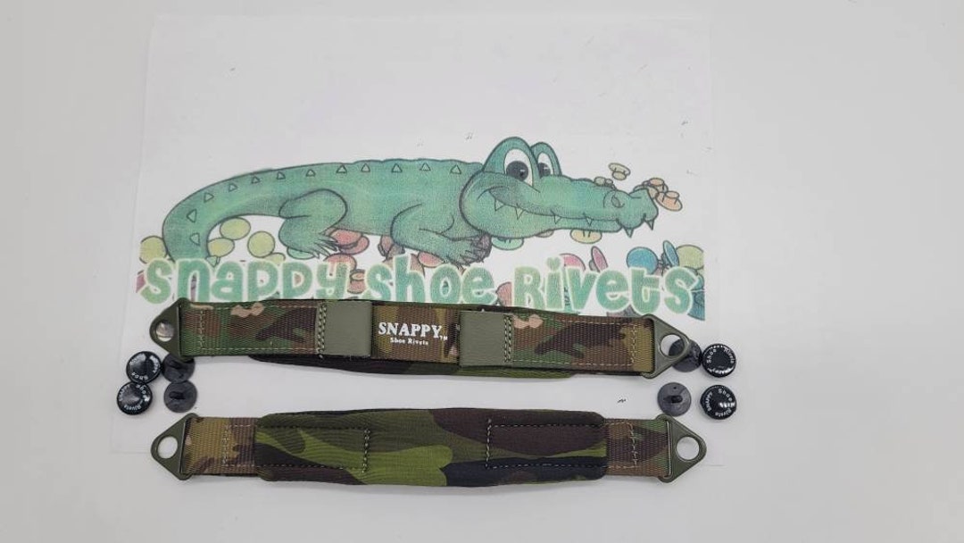Soft Heel Straps for Crocs and Clog Shoes With 4 Rivets CAMO Etsy
