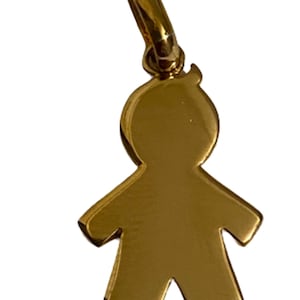 Gold-plated pendant - character -