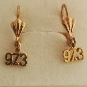 Gold plated earrings - Guyana -