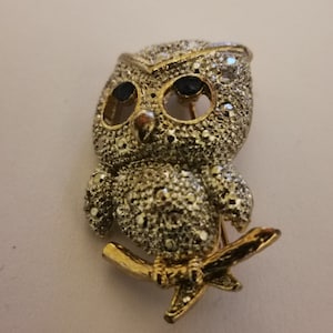 owl brooch