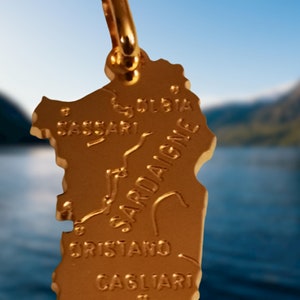 Gold-plated pendant - Sardinia -