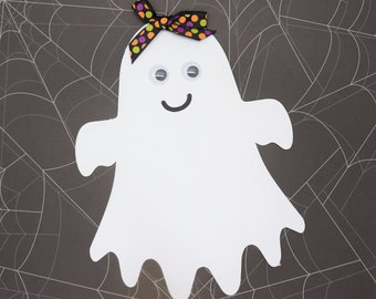 Halloween craft kit for kids, DIY Halloween paper craft kit, Halloween ghost craft