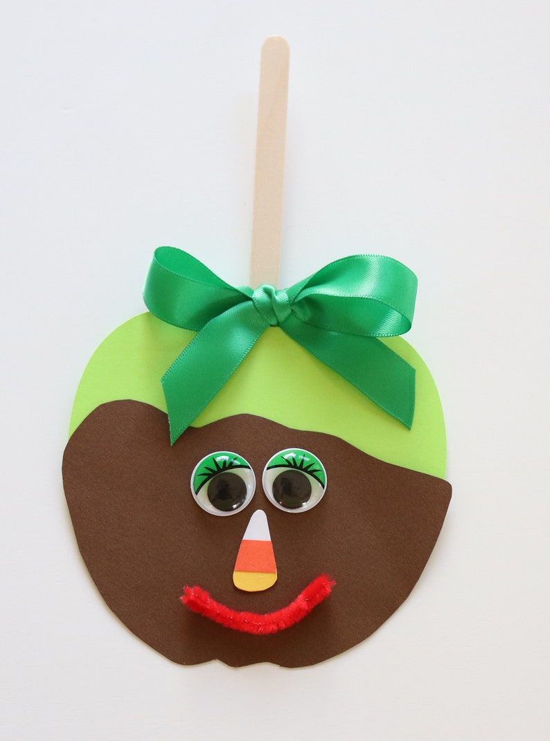 Caramel apple craft kit Fall craft for kids Preschool/school Etsy Caramel apple craft kit Fall craft for kids Preschool/school Etsy
