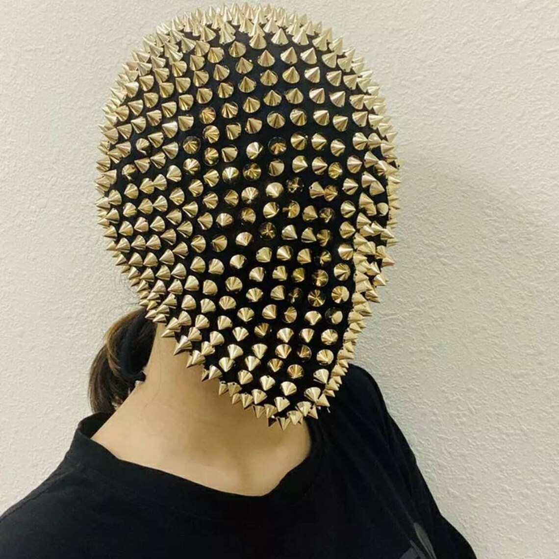 Mad Max Silver / Gold Studded Spikes Full Face Margiela Mask | Etsy