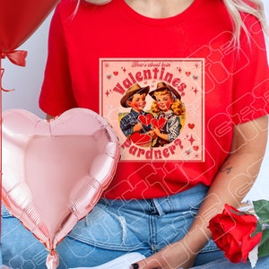 Cowboy Cowgirls San Valentino, Comfort Colors Sweetheart, T-shirt con biglietto d'auguri per San Valentino, Vita Western, Country, Southern, Maglietta d'amore, 14 febbraio