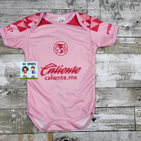 Club America Baby Jersey , Mexico Soccer Jersey for Baby, Liga MX, Body de bebé,