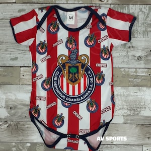 Chivas de Guadalajara Baby Jersey, Jersey, Liga MX, Body de bebé,chivas Jersey
