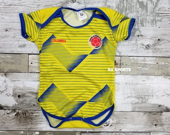 Colombia Baby Jersey, soccer Jersey, Body de bebé, Colombia Jersey