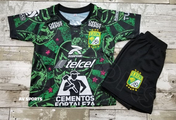 Club Leon Kid s Soccer Jersey Edicion Luchadores Futbol kids Jersey Soccer Jersey Liga MX Playera De Nino Leon Jersey Etsy Canada
