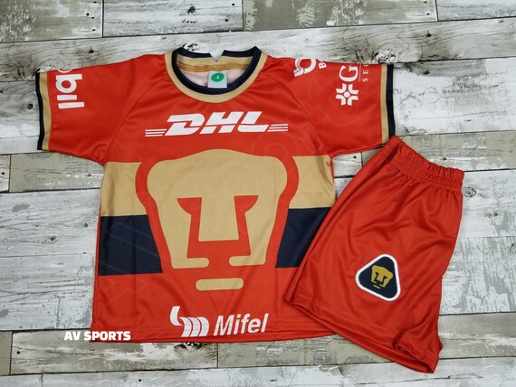 Pumas UNAM Kids Jersey 2021-2022 Soccer 