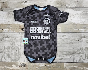 Cruz Azul  Baby  Jersey 2022-2023, Liga MX, Body de bebé,  Cruz Azul Jersey