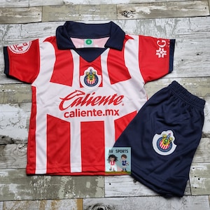 Chivas de Guadalajara Kids Jersey, Soccer Jersey, Liga MX, Playera de Niño, Chivas de Guadalajara jersey