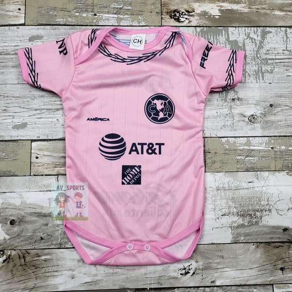 Club America Baby Jersey, México Soccer Jersey para bebé, Liga MX, Body de bebé,