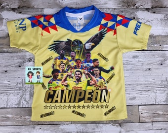 America Kids Jersey CAMPEON, Soccer Jersey, Liga MX, Playera de Niño, America CAMPEON  Jersey