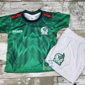 Mexico Kids Jersey Soccer Jersey Liga MX Playera De Nino Mexico Jersey Color Green Etsy