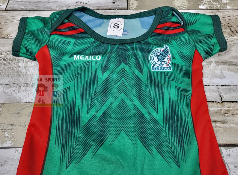 Mexico Baby Jersey Soccer Jersey Mexico Body De Bebé Baby Etsy