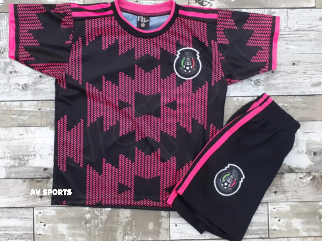 Mexico Jersey Pink Mexico Kids Jersey, Soccer Jersey, Liga MX