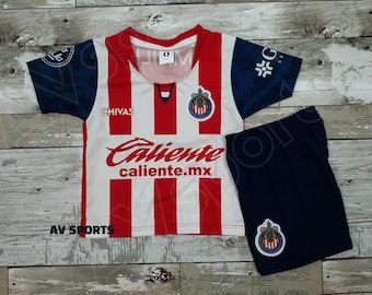 Chivas de Guadalajara Kids Soccer Jersey, jersey and shorts