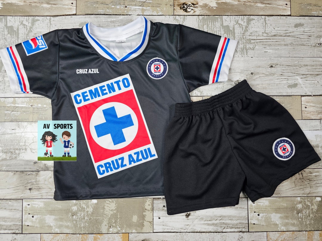 Cruz Azul Kids Soccer Jersey & Shorts Set - Etsy