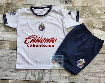 Chivas de Guadalajara Kids Soccer Jersey, jersey and shorts