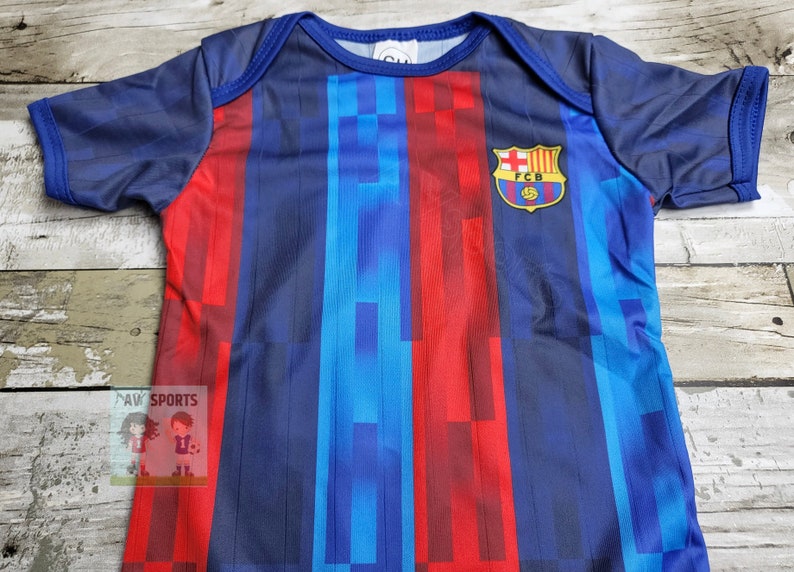 Barcelona Baby Jersey 2022/2023 Soccer Jerseybody De Bebé Etsy