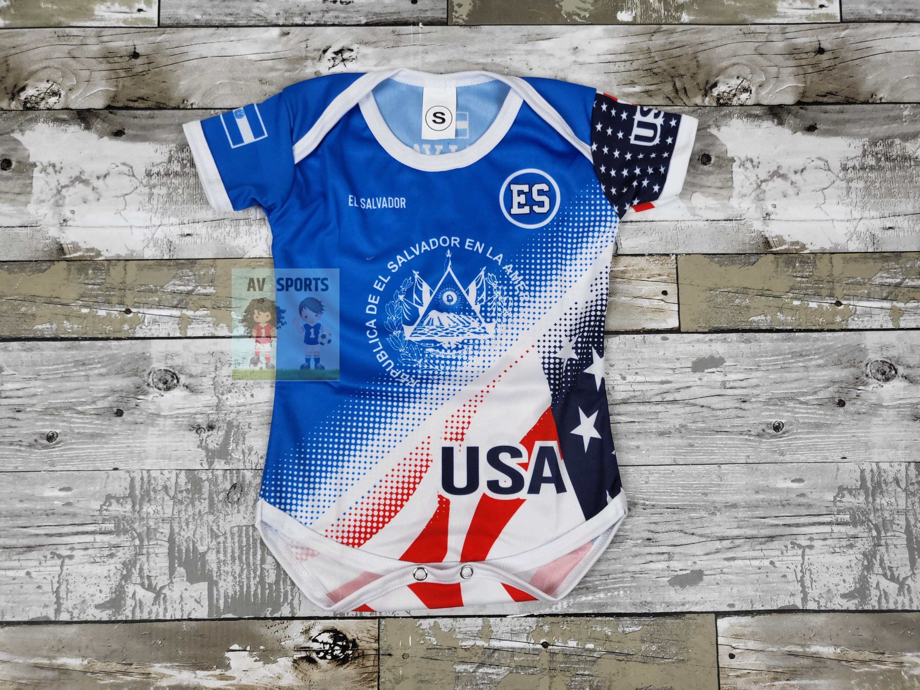 Speedy Pros Honduras Soccer Baby Bodysuit - White Football Onesie For Boys & Girls