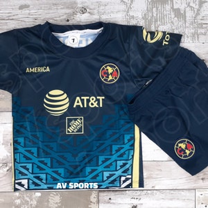 Camiseta América Kids 2021/2022, Camiseta de Futbol, Liga MX, Playera de Niño, Camiseta América