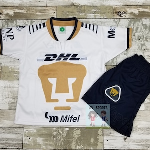 Pumas UNAM Kids Jersey 2022-2023, Soccer Jersey, Liga MX, Playera de Niño, Pumas UNAM jersey
