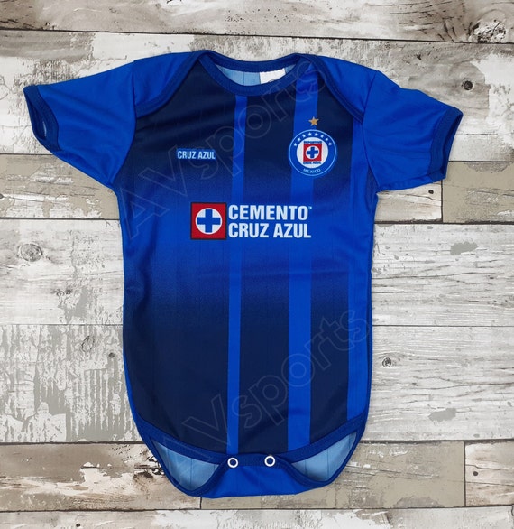 Cruz Azul Baby Jersey 2021 2022 Liga MX Body De Bebe Cruz Azul Jersey Etsy