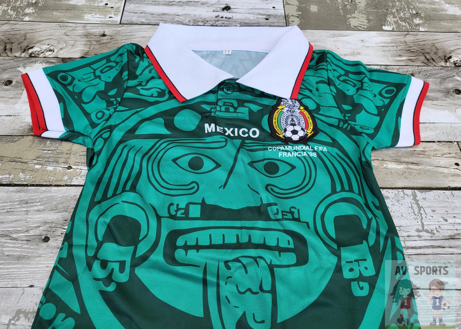 Mexico 98 Kids Set Kids Soccer Jersey Uniform Soccer Liga - Etsy